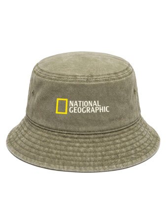 ხაკისფერი პანამა [National Geographic - white logo]